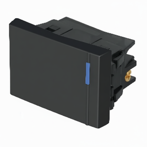 Scatola con 12 unità singolo interruttore 1.5 moduli, linea spagnola, colore nero - Product Image 1