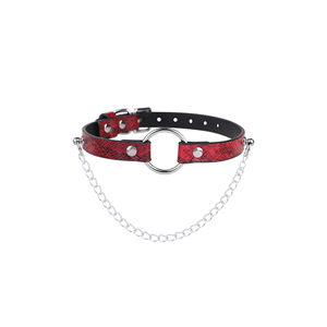 BDSM Sexprodukte Gothic Weiche PU-Leder Halskette Sexspielzeug SM Handschellen Katze Punk Sexy PU-Leder Choker - Product Image 3