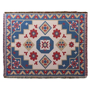 Funda de sofá con diseño geométrico jacquard, de poliéster lavable, estilo americano, funda de sofá de una pieza, manta para sala de estar - Product Image 5