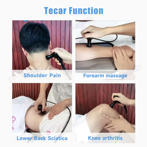 Appareil de thérapie Tecar CET RET vertical 448 kHz à commande numérique, facile à utiliser, avec poignée confortable, pour la réparation tissulaire, usage domestique - Product Image 6