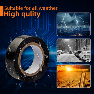 <span class=keywords><strong>Cinta</strong></span> <span class=keywords><strong>Aislante</strong></span> Eléctrica de PVC de Grado Industrial para Uso Doméstico, Diseño de Rollo Grande - Product Image 6