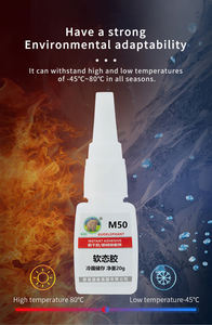 Adhésif thermofusible hydroacrylate LMF50 GUO Elephant M50, haute résistance à l'adhérence, 20g, pour le travail du bois, l'emballage, les sols - Product Image 3