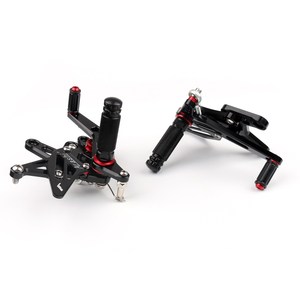 Pedane Posteriori Nere per Kawasaki ZX6R <span class=keywords><strong>ZX</strong></span> 6R 2007-2008 - Product Image 4