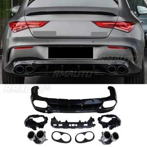 Difusor de parachoques trasero, alerón, divisor de escape, pieza de modificación para Mercedes Benz clase CLA W118 2019+ - Product Image 1