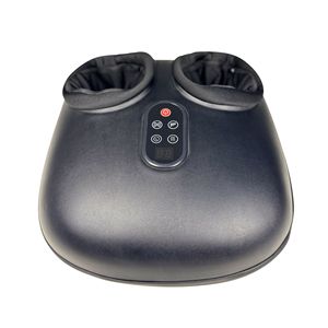 Electric Foot Massager Full Coverage With Heat And Air Compression For Feet And Legs Black Plug In Button Control - Product Image 1