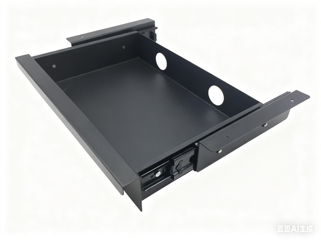 Under Desk Mounted Sliding Pull-out DrawerStorage Organizer for Sit Stand Workstation