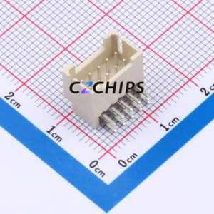 W200120K-10PY2413 Wire-to-Board Pin Header Bent Lead Through Hole,P=2mm Connector 2x5P 2mm Right Angle Insert PHB - Product Image 1