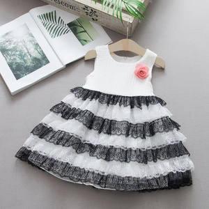 Vêtements pour bébés en gros d'Indonésie, robes de princesse formelles américaines à fleurs pour filles - Product Image 5