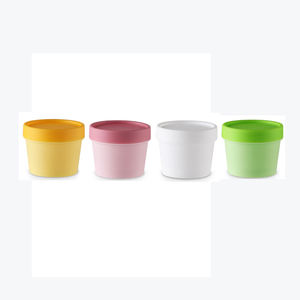 Pot en plastique PP rond pour soins de la peau, crème pour le corps, beurre corporel, avec couvercle à vis, 50 ml, 100 ml, 200 ml, en gros, cosmétique, rose, transparent, noir, vert, blanc - Product Image 6