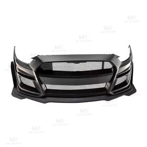 อุปกรณ์กันชนหน้าวัสดุ PP สำหรับรถ <span class=keywords><strong>Ford</strong></span> <span class=keywords><strong>Mustang</strong></span> 2015-2017ชุดตะแกรงตะแกรงหน้าสไตล์ GT500 - Product Image 2