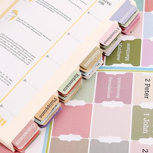 Marcadores de Biblia Laminados, Marcadores en Blanco para Mujeres y Hombres, Marcadores de Biblia para Estudio, Flores, Corazón, Tierra, Antiguo y Nuevo Testamento - Product Image 2