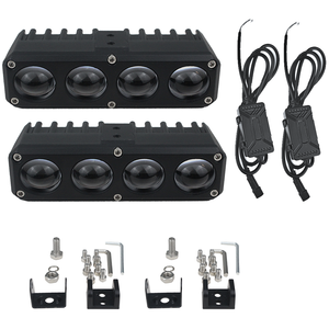 Motorcycle Fog <b>Lights</b> Car Grille <b>Lights</b> 4 Lens Fanless Silent 1Inch LED <b>Light</b> Bulb for Auto Jeep Electrical <b>Bicycle</b> Motorcycle - Product Image 6