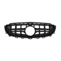 Grille de pare-chocs avant pour Mercedes W213 Classe E 2016-2020 AMG E63S Panamericana GT Style ABS Noir brillant Argent Remplacement