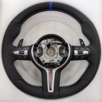Volant en fibre de carbone avec écran LED et revêtement en cuir pour BMW Série 3 M2 M3 M4 M340i G20 G30 G21 G23 G26 G80 G82 G87 G05 G16