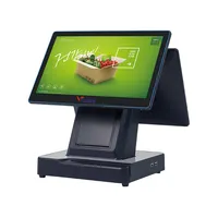 Registratore di cassa terminale di sistema POS Touch Touch a doppio schermo di alta qualità