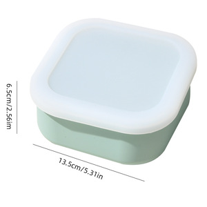 Silicone Lunch Box 600Ml Seal Leak Proof Travel Food <b>Container</b> For Adults - Product Image 4