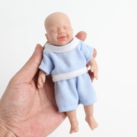 6,69 Zoll Mini Reborn Baby puppen Sweet Girl Voll silikon körper Bestes Geschenk für Kinder