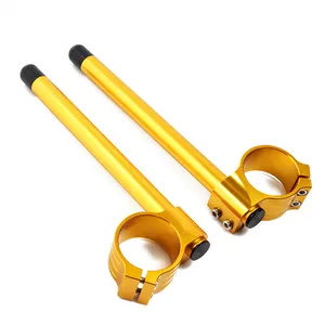 Motorcycle Handlebar Universal Adjustable CNC 31 32 35 36 39 41 43 45 50 51mm Clip On Ons Fork Handlebars Handle Bar Cafe Racer