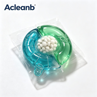 8-14g Capsules liquides à 4 compartiments en vrac |   Nettoyant + Doux + Couleur + Anti-bactérien |   4-en-1 |   Distributeur Faible MOQ OEM