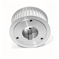 Poulies de distribution en aluminium 8M 20T 30T 32T 40T 48T 50T 60T avec alésage de 1 pouce (25 mm) et largeur de 40 mm, avec moyeu d'extension, pour courroies de distribution HTD 8M