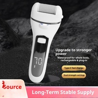 Machine de pédicure électrique JY, lime à pieds et ponceuse pour la peau - Rechargeable et branchable, garantie 1 an, élimine les peaux mortes