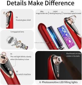 Gesichts elektrische tragbare Smart Derma Saug-Tool-Kit Akne Poren Reiniger WiFi Mitesser Entferner Vakuum-Kamera Entfernung - Product Image 5