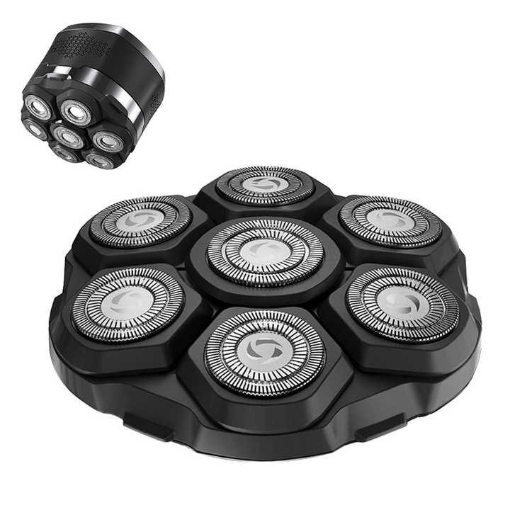 Komingdon Universal Magnetic 7 Blades Head Razor Replacement