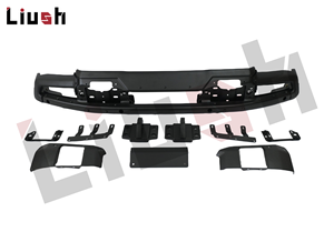 Parachoques Delantero de Acero al Manganeso Liush para <span class=keywords><strong>Ford</strong></span> <span class=keywords><strong>Bronco</strong></span> 2020-2023, Rejilla de Parachoques Delantero con Gancho de Remolque, Barra Protectora en Forma de U - Product Image 2