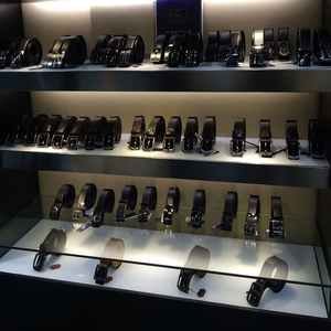 Rõ Ràng Acrylic Belt <span class=keywords><strong>Display</strong></span> Stands, Giá Đỡ, Closet Organizer Space Saver Trường Hợp Cho Nam Giới Và Phụ Nữ Vành Đai - Product Image 1