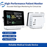 Moniteur patient Rayman RM01-PM12 en gros avec écran tactile, ECG standard, AG, BIS, EtCO2, IBP en option, surveillance centrale, certifié CE
