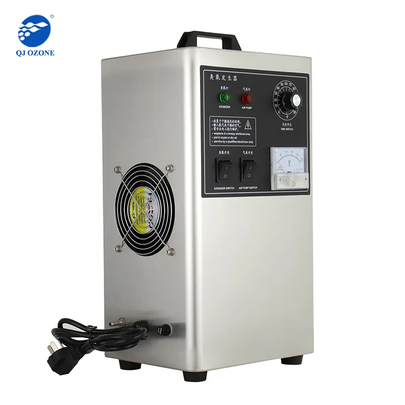 QUANJU 3g portable ozone generator machine for air and water drinking water ozonator machine