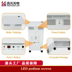 Pantalla LED de Pie para Interiores, 1080P a Todo Color, Podio Inteligente GOB para Salón de Exposiciones con CMS Integrado y Cloud RDM - Product Image 3