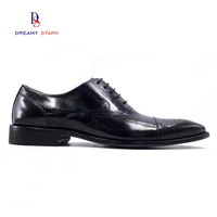 Nouvelles Chaussures Oxford Habillées pour Hommes 2026, Élégantes, Peintes à la Main, Imprimées, Légères, Respirantes, Confortables, à Lacets, pour Mariage, en Cuir Véritable