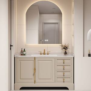 Vendita calda LED pannello a specchio <span class=keywords><strong>con</strong></span> lavandino <span class=keywords><strong>bagno</strong></span> OEM supportato Hotel doccia <span class=keywords><strong>bagno</strong></span> mobiletto <span class=keywords><strong>con</strong></span> un bacino senza soluzione di continuità - Product Image 3