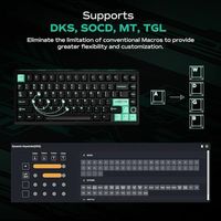 Clavier mécanique OEM ODM BOOG75 pré-assemblé, clavier de jeu personnalisé 75% filaire avec interrupteurs à capteur Hall magnétique, boîtier entièrement en aluminium
