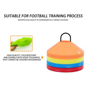 CZFIT 2026 NEW Wholesale Cheaper Custom Color PE Durable Cones Sports Football Training Agility Marker Disc Soccer Cones Unisex - Product Image 2