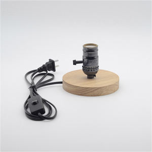 Ampoule <span class=keywords><strong>Edison</strong></span> E27 aluminium tête <span class=keywords><strong>lampe</strong></span> <span class=keywords><strong>de</strong></span> bureau Base en bois bricolage petite <span class=keywords><strong>lampe</strong></span> <span class=keywords><strong>de</strong></span> <span class=keywords><strong>table</strong></span> - Product Image 3