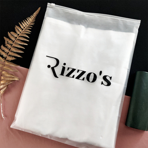 Custom Frosted Zipper Bag Printing Biodegradable Bag for Garment Underwear Package With Zip Lock Clothing Packaging - Product Image 4
