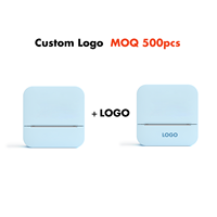 Mini Impresora Térmica Portátil Personalizada de 300dpi, Impresora de Etiquetas Adhesivas sin Tinta con Corte Libre, Pequeña y de Bolsillo para Notas, Manualidades Infantiles