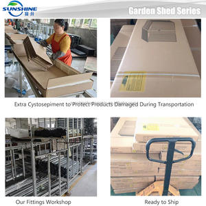 Large Outdoor <strong>Storage</strong> Shed, Sheds &amp; Outdoor <strong>Storage</strong> for Backyard Patio Lawn, <strong>Tall</strong> Metal <strong>Garden</strong> Sheds for Bike - Product Image 6