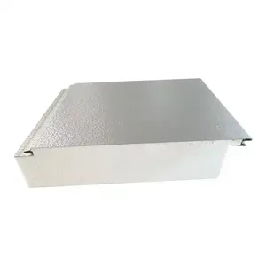 Silberne Metalloberfläche EPS-Sandwich-Dämmplatte hervorragende Dämmpieferleistung Dekoration Schaumstoff-Wandplatten