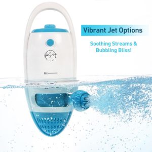 Idromassaggi Portatili Wireless per Vasca da Bagno con Modalità Getti/Bolle, 3 Livelli di Velocità, Impermeabili, per Spa Domestica - Product Image 1