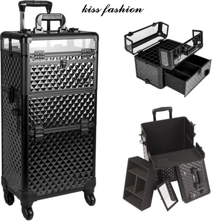 2 in 1 hair case trolley