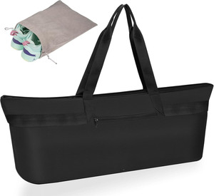 Échantillon Gratuit Sac Fourre-tout Imperméable en Polyester pour Femme, Sac de Yoga à Bandoulière Unique, Idéal pour Voyage, Fitness, Bureau, Sport avec Poche de Transport - Product Image 1