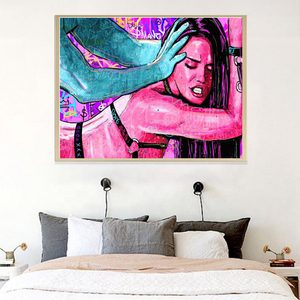 Kit Pittura Diamante Fai da Te Donna Nuda, Decorazione Murale per la Casa, Quadro Sexy Nudo, Kit Pittura Diamante 5D, Set Regalo - Product Image 3