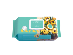 Toallitas húmedas portátiles extra grandes y gruesas de primera calidad con una práctica tapa y un elegante diseño de perlas para recién nacidos. - Product Image 1