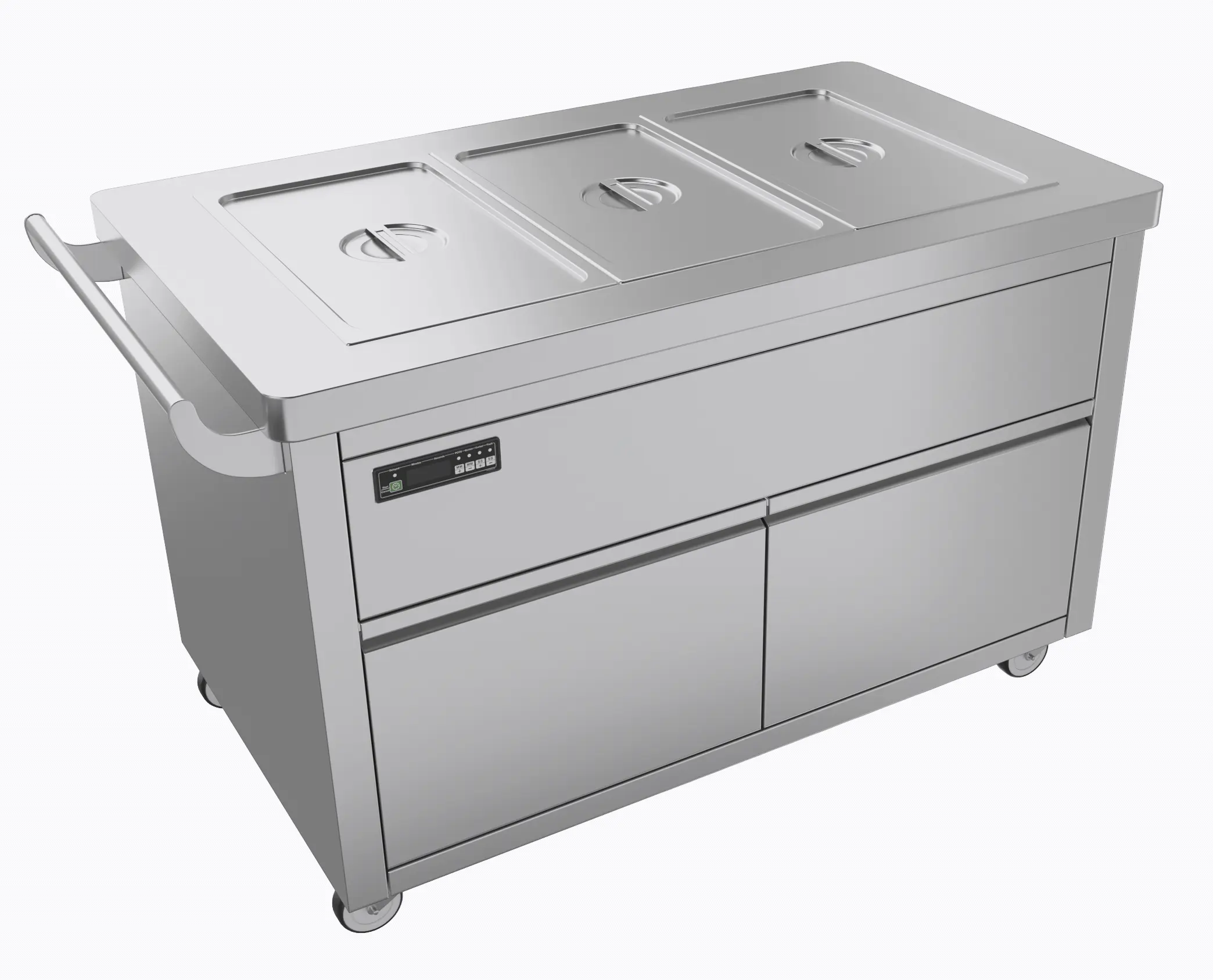 Hot Bain Marie Hotel Service Trolley Food Warmer Buffet Elektrische Metalen Voedsel Warmer Set Voor Feest