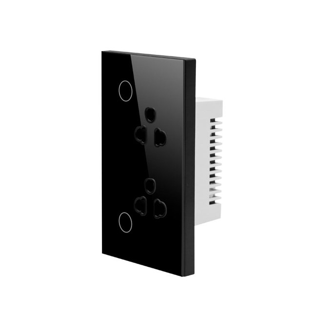 American Standard Right Angled Straight Edge Socket Zigbee Wall Switches