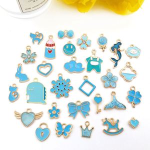 Assorted 400-piece Set Small Charms Drip Oil DIY Bracelets Necklaces Earrings Pendants Keychains Pendant Accessory Materials - Product Image 2