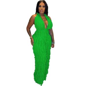 Nuova Tuta Sexy da Donna a Vita Alta con Motivo a Onde, <span class=keywords><strong>Abbigliamento</strong></span> Primaverile ed Estivo di Tendenza - Product Image 4